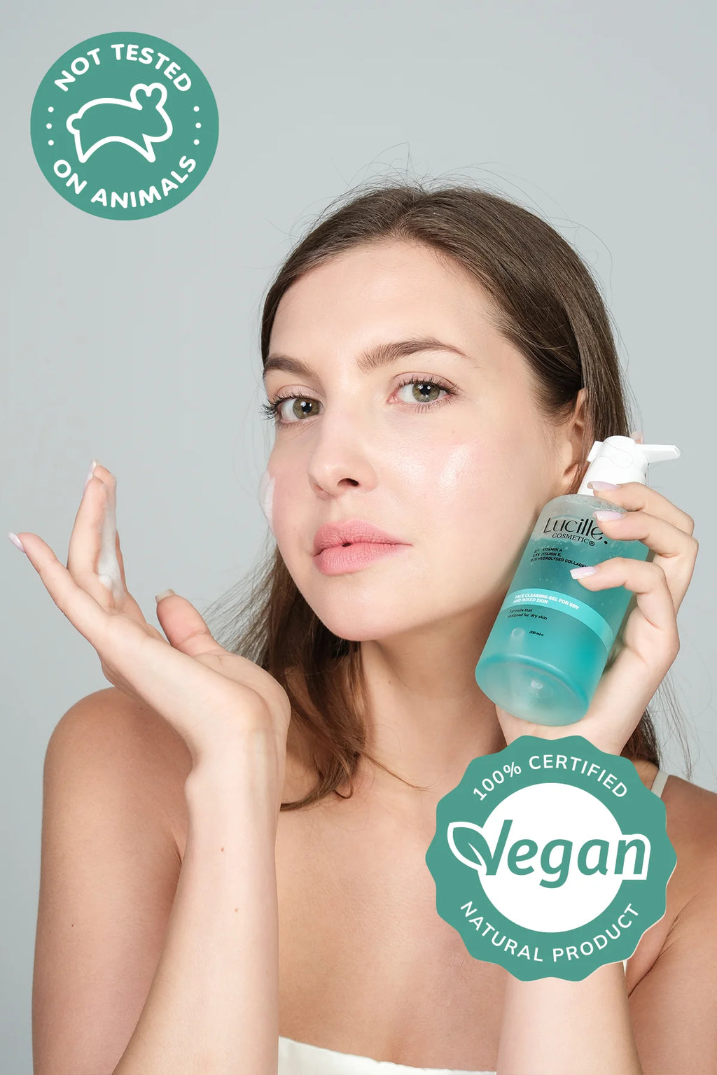 FACE CLEANING GEL FOR DRY AND MIXED SKIN