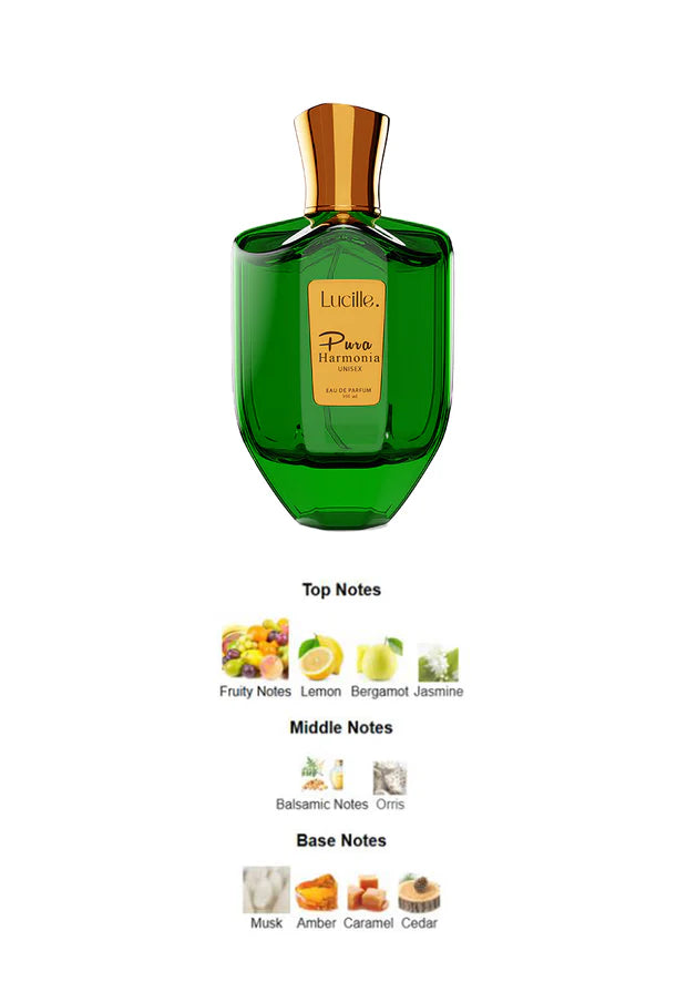 Lucille Pura Harmonia – Unisex 100 ML EDP | Floral Elegance in a Special Gift Box
