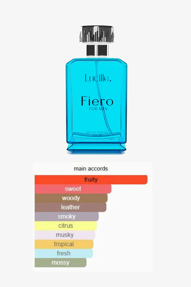 Lucille Fiero – Fresh & Woody | 100 ML EDP | Long-Lasting Intensity