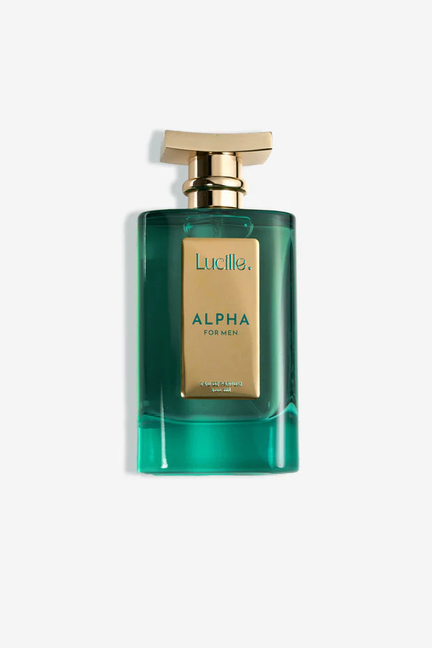 Lucille Alpha Men’s Perfume – Fresh & Woody Spicy Scent | 100 ML EDP | Long-Lasting